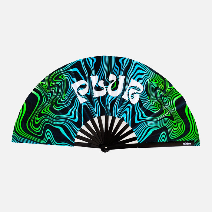 UV Hand Fan PLUR