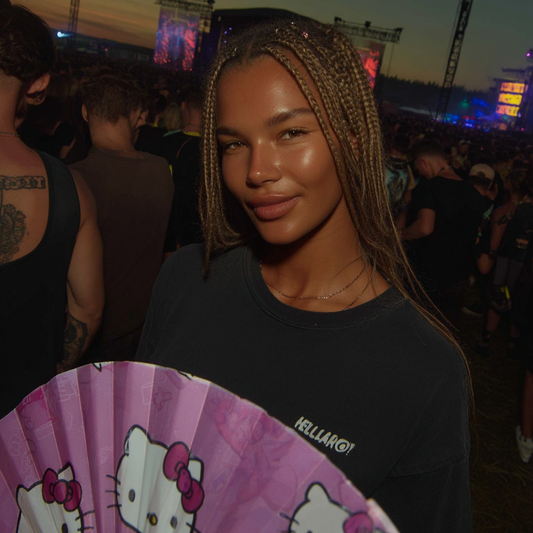 Hand Fan HELLO KITTY