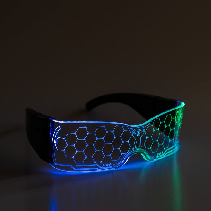 LED Honeycomb Glasses