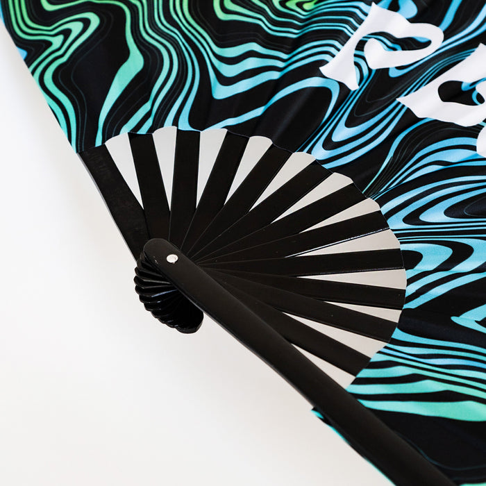 UV Hand Fan PLUR
