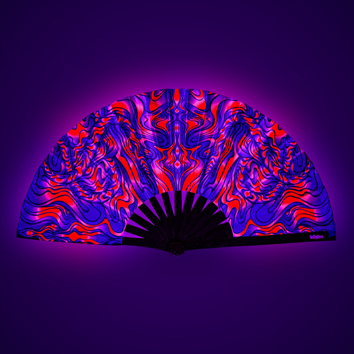 UV Hand Fan WAVES