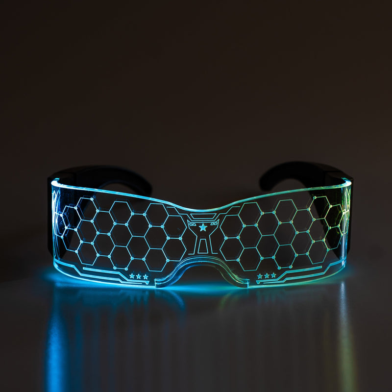 LED Honeycomb Glasses