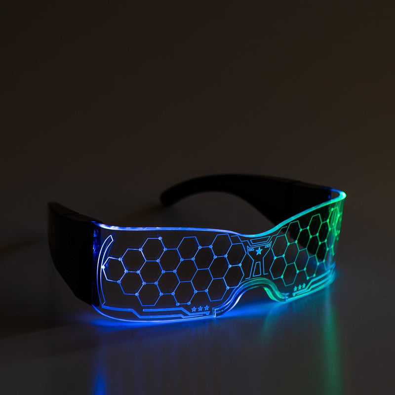 LED Honeycomb Glasses