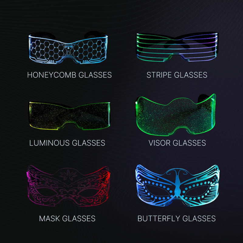 LED Mask Glasses