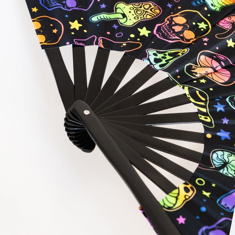 UV Hand Fan MUSHROOMS